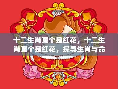 生肖与命运色彩,探寻红花生肖的神秘面纱