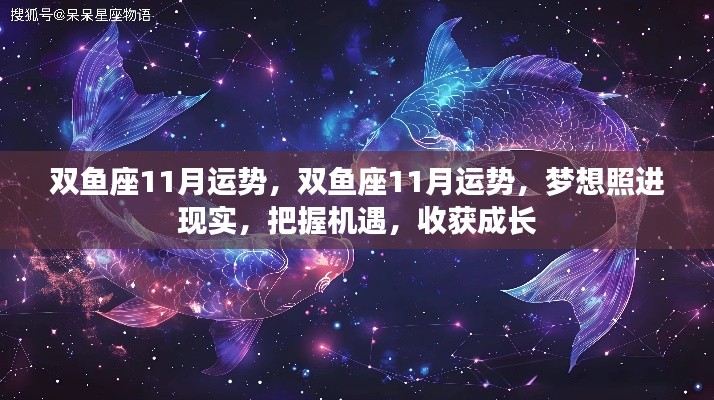 双鱼座十一月运势展望,梦想照进现实,把握机遇,收获成长与惊喜