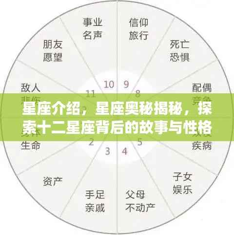 揭秘星座奥秘,探索十二星座背后的故事与性格特征全解析