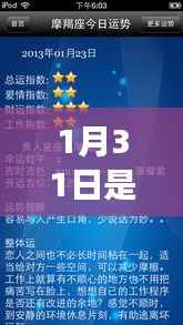 揭秘星运密码,1月31日出生者的星座奥秘