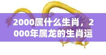 揭秘2000年属龙生肖运势,宿命与未来展望