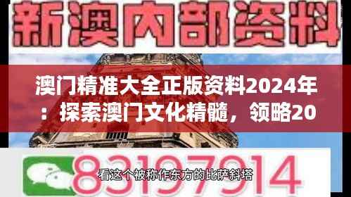 澳门精准大全正版资料2024年:探索澳门文化精髓,领略2024年独特魅力