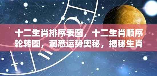 揭秘十二生肖排序与运势奥秘,顺序轮转图与洞悉生肖奥秘的指南