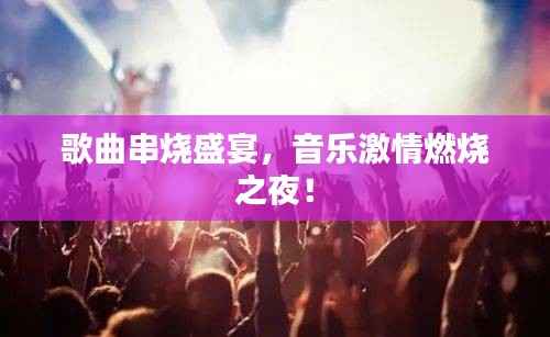 歌曲串烧盛宴,音乐激情燃烧之夜!