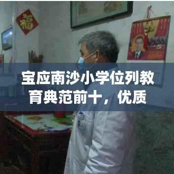 宝应南沙小学位列教育典范前十,优质教育成就学子梦想