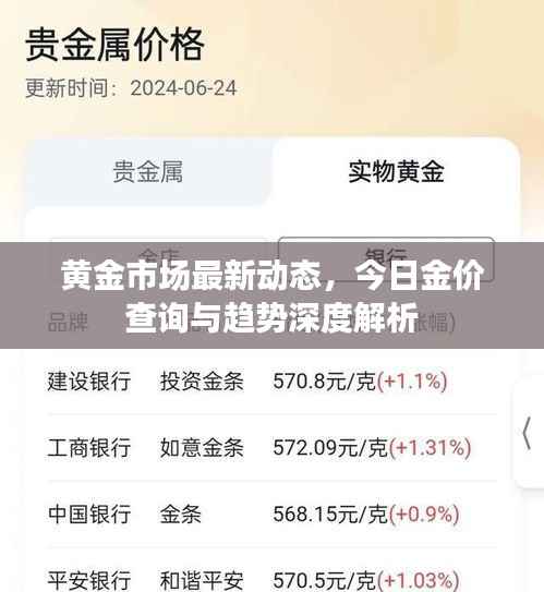 黄金市场最新动态,今日金价查询与趋势深度解析
