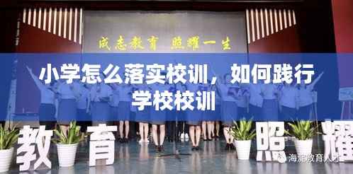 小学怎么落实校训,如何践行学校校训