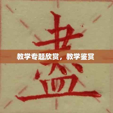 教学专题欣赏,教学鉴赏